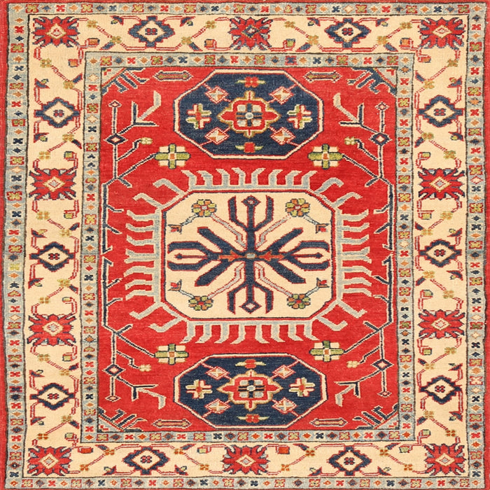 Square Traditional Red Persian Rug, tr753