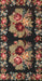 Machine Washable Traditional Night Red Rug, wshtr755