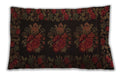 Traditional Classic Rectangular Red Lumbar Throw Pillow, 13 inch by 19 inch, lbtr758