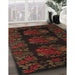 Machine Washable Traditional Night Red Rug in a Family Room, wshtr758