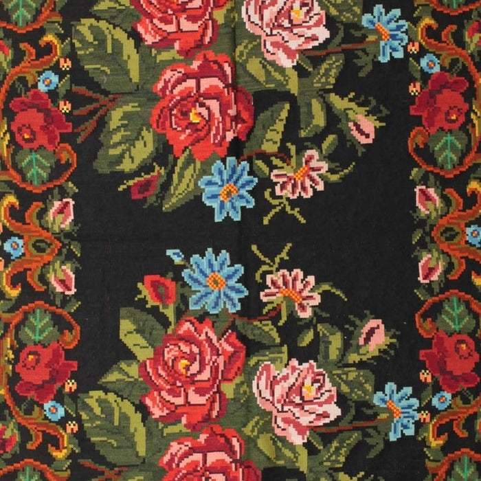 Traditional Oak Brown Medallion Rug, tr760