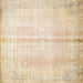 Square Traditional Deep Peach Orange Persian Rug, tr762