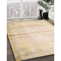 Traditional Deep Peach Orange Persian Rug, tr762