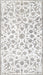 Traditional Pearl White Beige Persian Rug, tr763