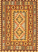 Traditional Mahogany Brown Persian Rug, tr765