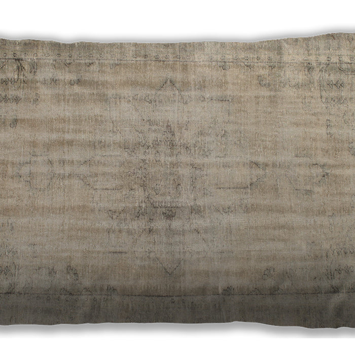 Traditional Classic Rectangular Brown Lumbar Throw Pillow, 13 inch by 19 inch, lbtr767