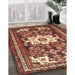 Traditional Red Persian Rug in Family Room, tr768