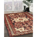 Machine Washable Traditional Tomato Red Rug in a Family Room, wshtr768