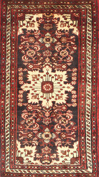 Machine Washable Traditional Tomato Red Rug, wshtr768