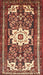 Machine Washable Traditional Tomato Red Rug, wshtr768