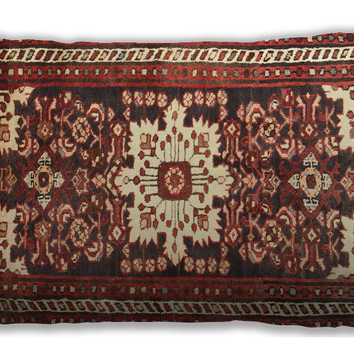 Traditional Classic Rectangular Tomato Red Lumbar Throw Pillow, 13 inch by 19 inch, lbtr768