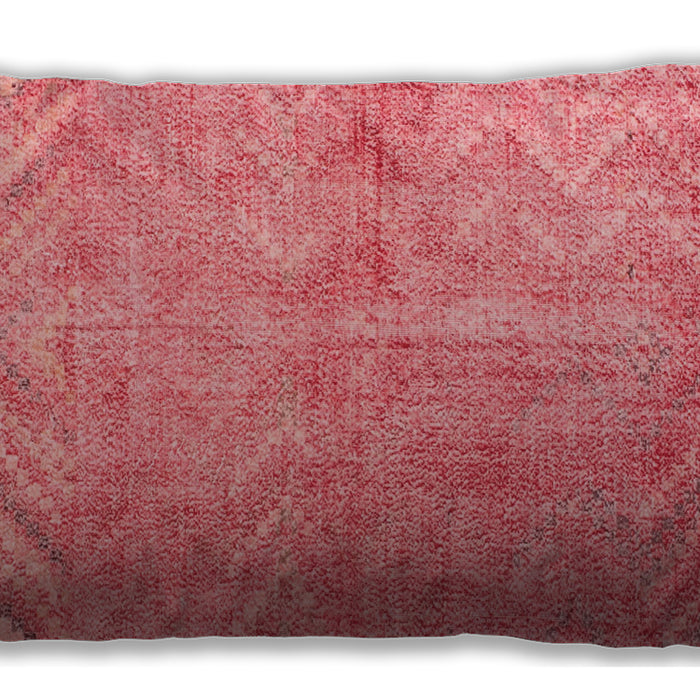 Traditional Classic Rectangular Red Lumbar Throw Pillow, 13 inch by 19 inch, lbtr769