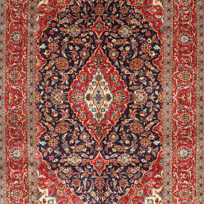 Machine Washable Traditional Tomato Red Rug, wshtr76