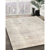 Traditional Tan Brown Persian Rug, tr770