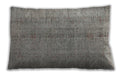 Traditional Classic Rectangular Dark Gray Lumbar Throw Pillow, 13 inch by 19 inch, lbtr772