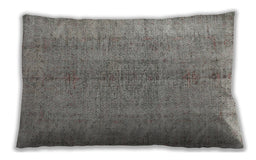 Traditional Classic Rectangular Dark Gray Lumbar Throw Pillow, 13 inch by 19 inch, lbtr772