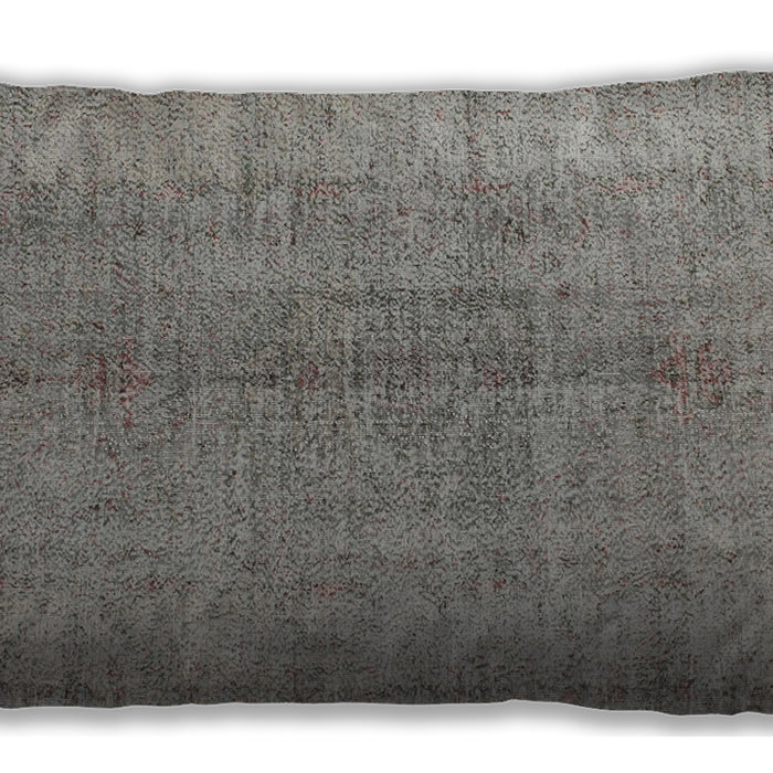 Traditional Classic Rectangular Dark Gray Lumbar Throw Pillow, 13 inch by 19 inch, lbtr772