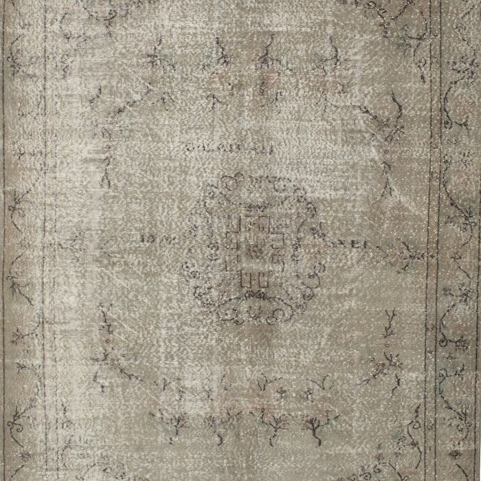 Traditional Khaki Green Persian Rug, tr773