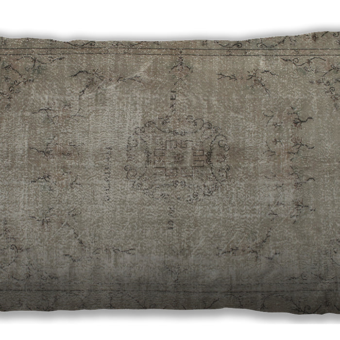 Traditional Classic Rectangular Khaki Green Lumbar Throw Pillow, 13 inch by 19 inch, lbtr773