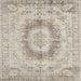 Square Traditional Camel Brown Persian Rug, tr774