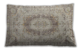 Traditional Classic Rectangular Camel Brown Lumbar Throw Pillow, 13 inch by 19 inch, lbtr774