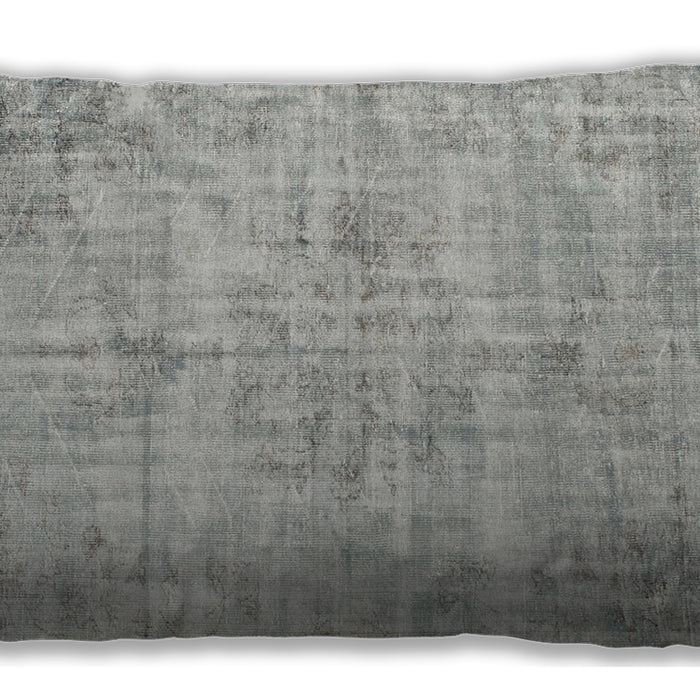 Traditional Classic Rectangular Dark Gray Lumbar Throw Pillow, 13 inch by 19 inch, lbtr775