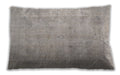 Traditional Classic Rectangular Pale Silver Gray Lumbar Throw Pillow, 13 inch by 19 inch, lbtr779