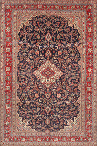 Machine Washable Traditional Brown Red Rug, wshtr77