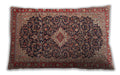 Traditional Classic Rectangular Brown Red Lumbar Throw Pillow, 13 inch by 19 inch, lbtr77