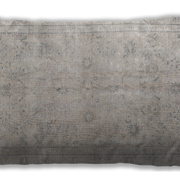 Traditional Classic Rectangular Sage Green Lumbar Throw Pillow, 13 inch by 19 inch, lbtr780