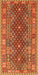 Traditional Orange Southwestern Rug, tr785