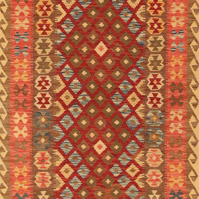 Traditional Orange Southwestern Rug, tr785