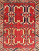 Machine Washable Traditional Orange Brown Rug, wshtr786