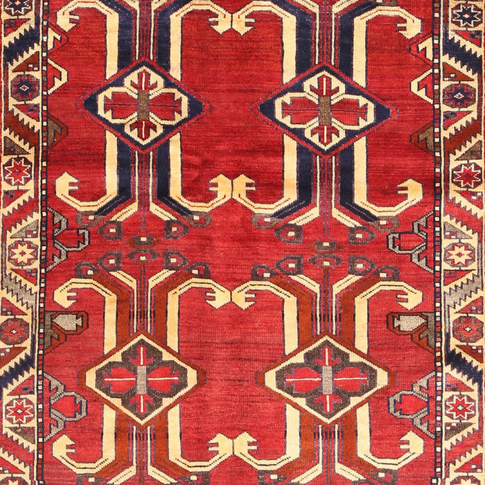Traditional Orange Brown Persian Rug, tr786