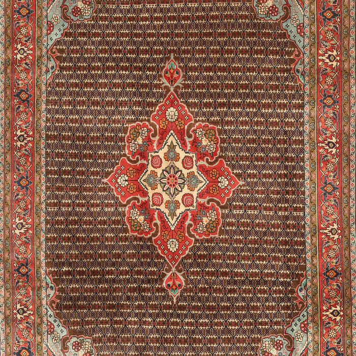 Traditional Saffron Red Persian Rug, tr787