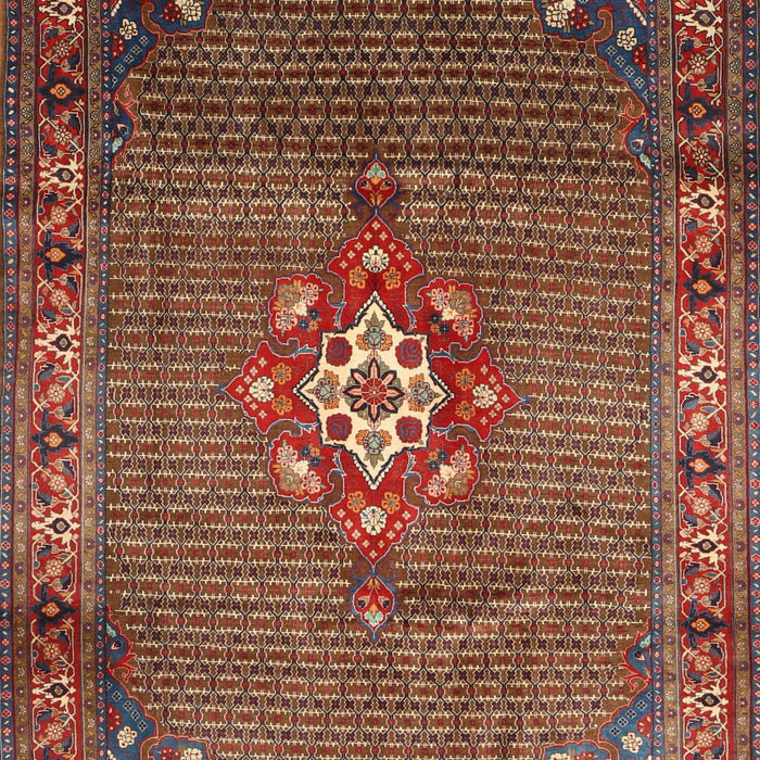 Traditional Saffron Red Persian Rug, tr789