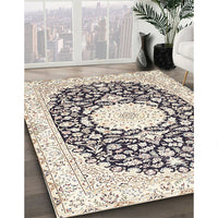 Traditional Gold Medallion Rug, tr78