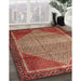 Traditional Red Persian Rug in Family Room, tr790