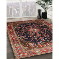 Traditional Orange Salmon Pink Persian Rug, tr791