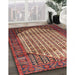 Machine Washable Traditional Saffron Red Rug in a Family Room, wshtr792