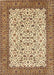 Traditional Saddle Brown Persian Rug, tr795