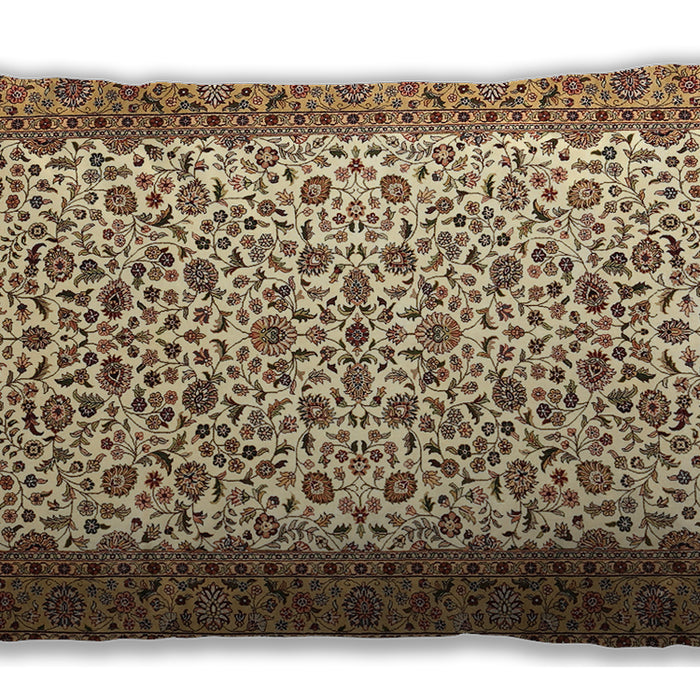 Traditional Classic Rectangular Saddle Brown Lumbar Throw Pillow, 13 inch by 19 inch, lbtr795