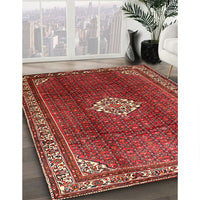 Traditional Rust Pink Persian Rug, tr796