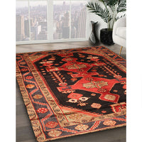 Traditional Saffron Red Persian Rug, tr79