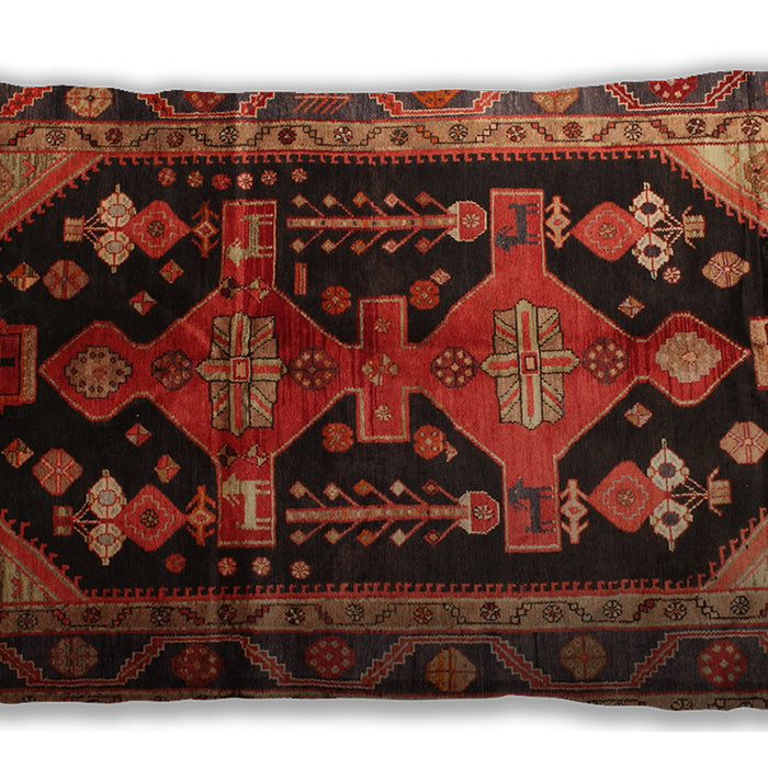 Traditional Classic Rectangular Saffron Red Lumbar Throw Pillow, 13 inch by 19 inch, lbtr79
