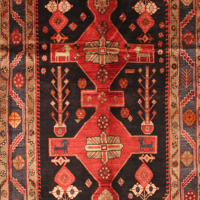 Traditional Saffron Red Persian Rug, tr79