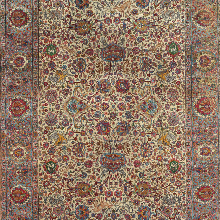 Machine Washable Traditional Brown Red Rug, wshtr7