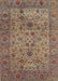 Traditional Brown Red Persian Rug, tr7