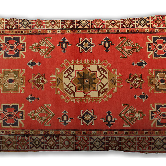 Traditional Classic Rectangular Orange Lumbar Throw Pillow, 13 inch by 19 inch, lbtr800