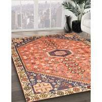 Traditional Sand Brown Persian Rug, tr801